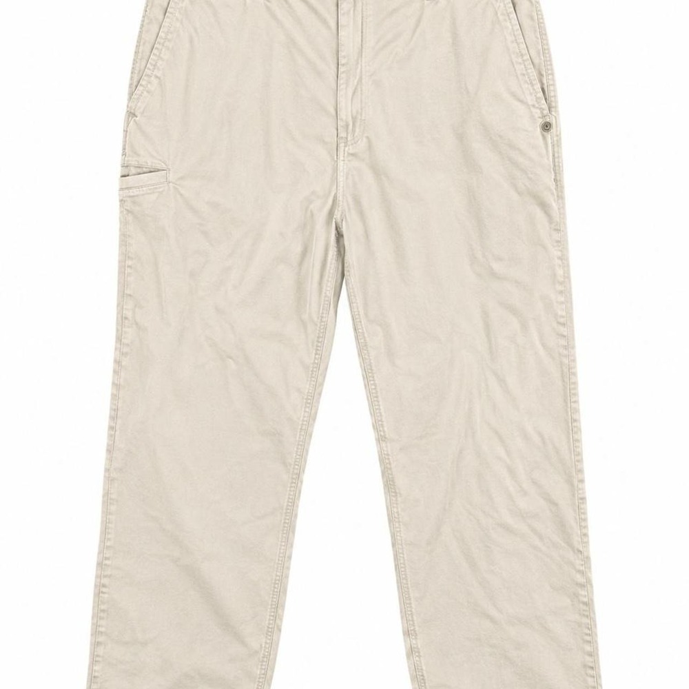 Duluth Trading Co Flex Ballroom Khakis 40x30 Cream Utility Pants